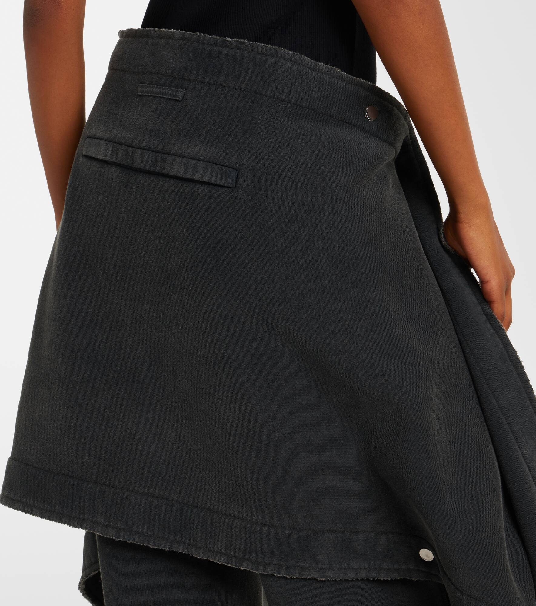Cotton-blend French Terry sweatpants - 7