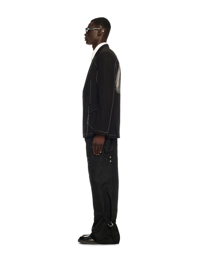 Black 00 Wool Blazer 3