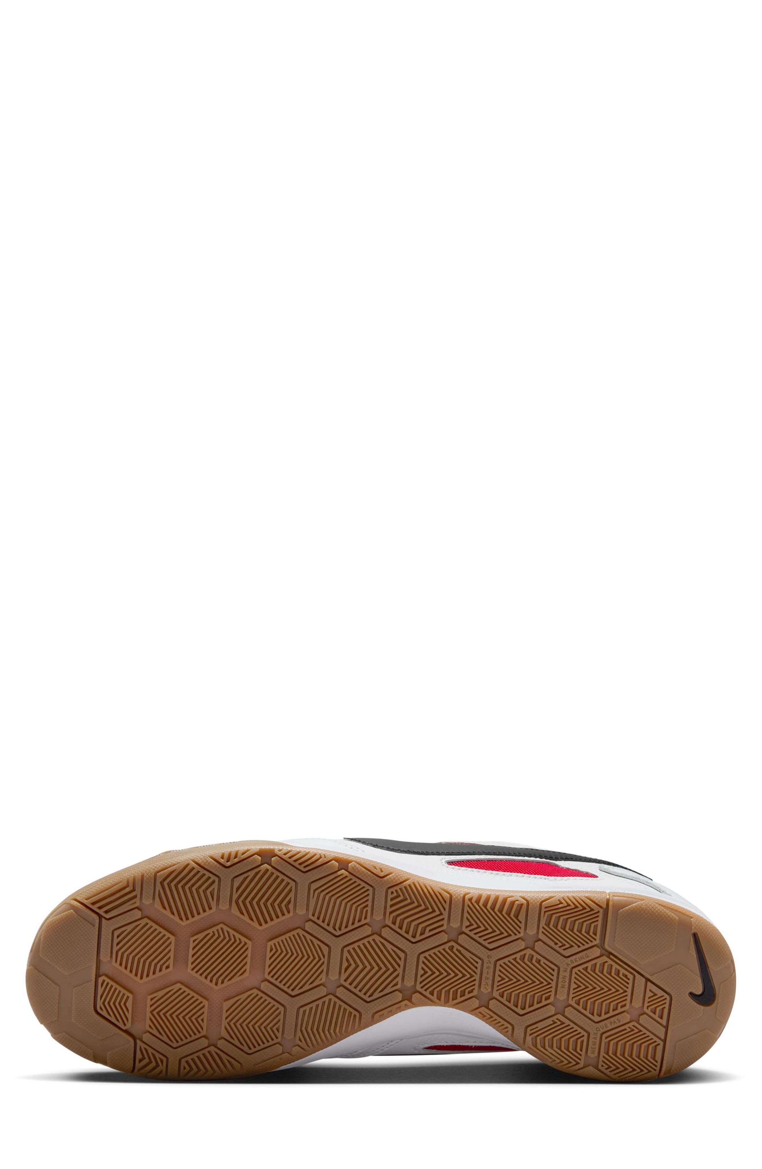 Nike Gato Soccer Sneaker in White/Black/Red/Dark Brown at Nordstrom - 4
