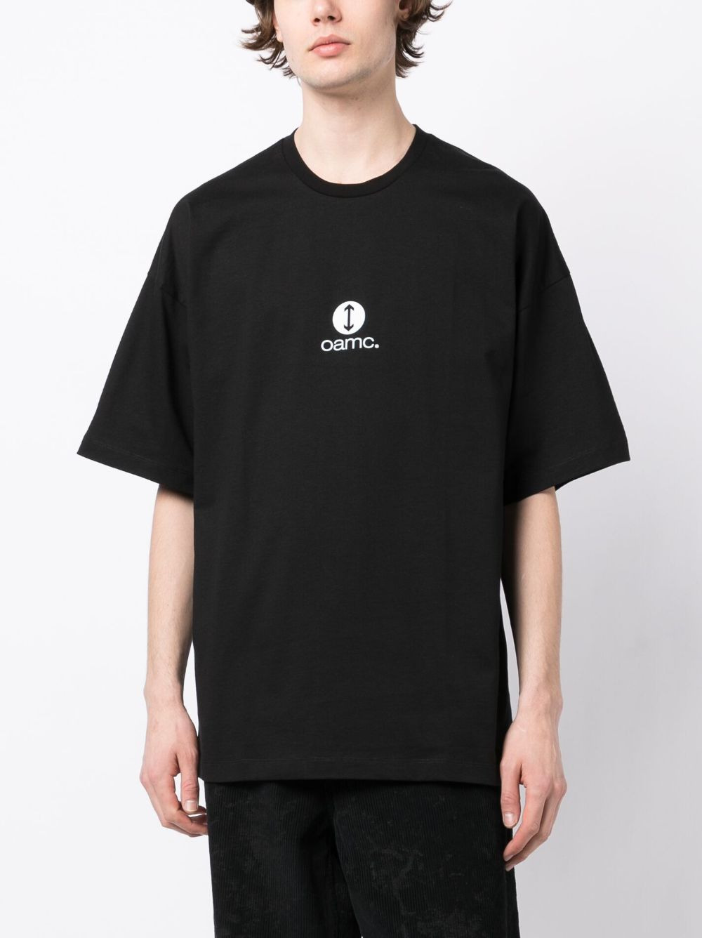 photograph-patch oversized T-shirt - 3