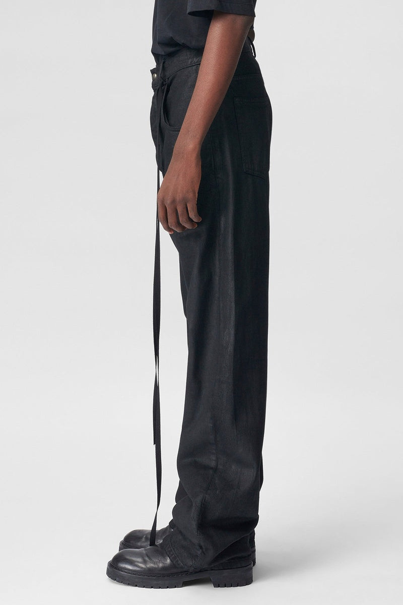 Ann Demeulemeester Ronald 5 Pockets Comfort Trousers Waxed Denim outlook