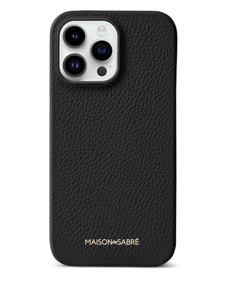 Leather iPhone 14 Pro Max case 1