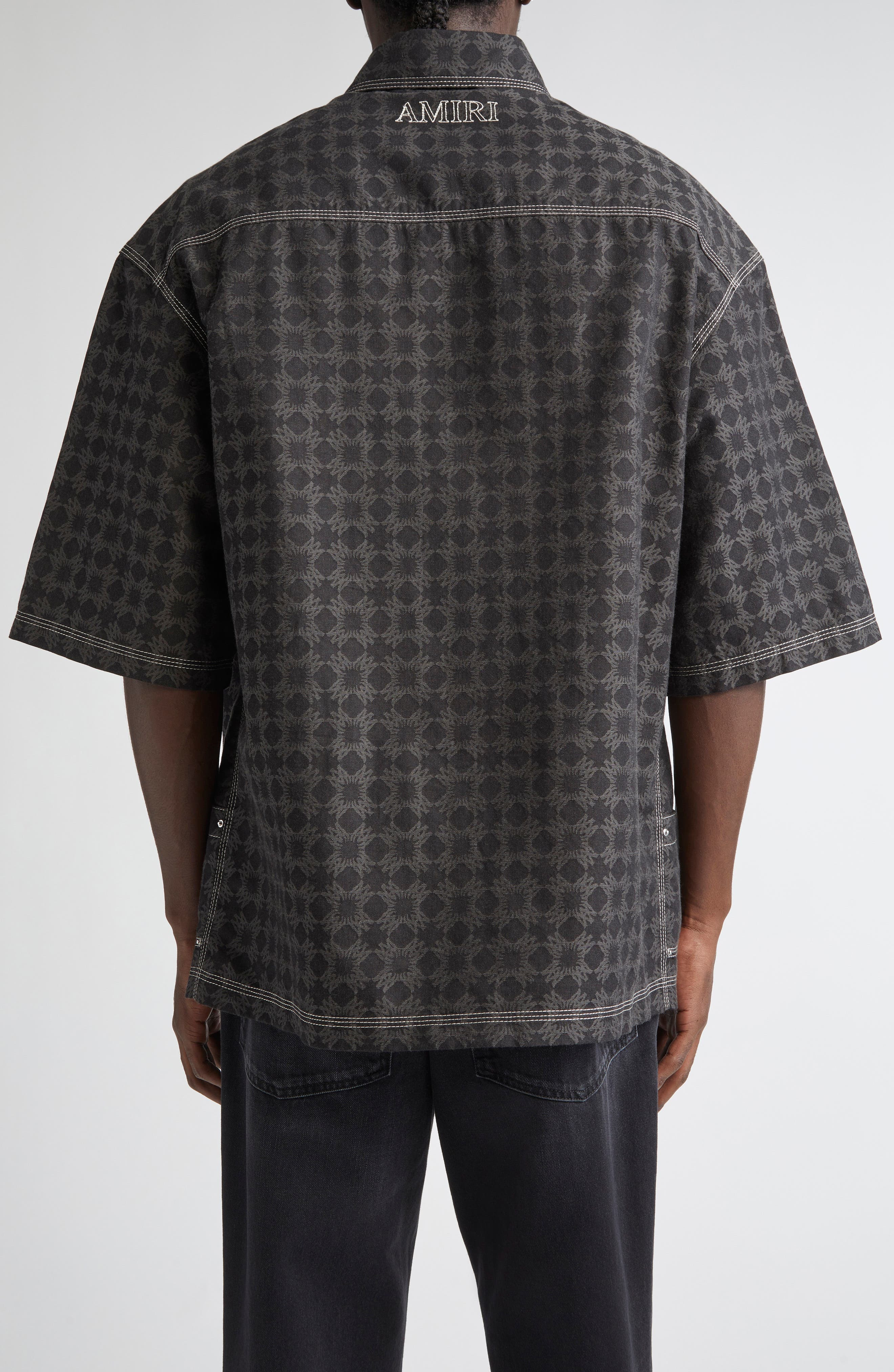 AMIRI MA Quad Work Shirt in Black at Nordstrom - 2