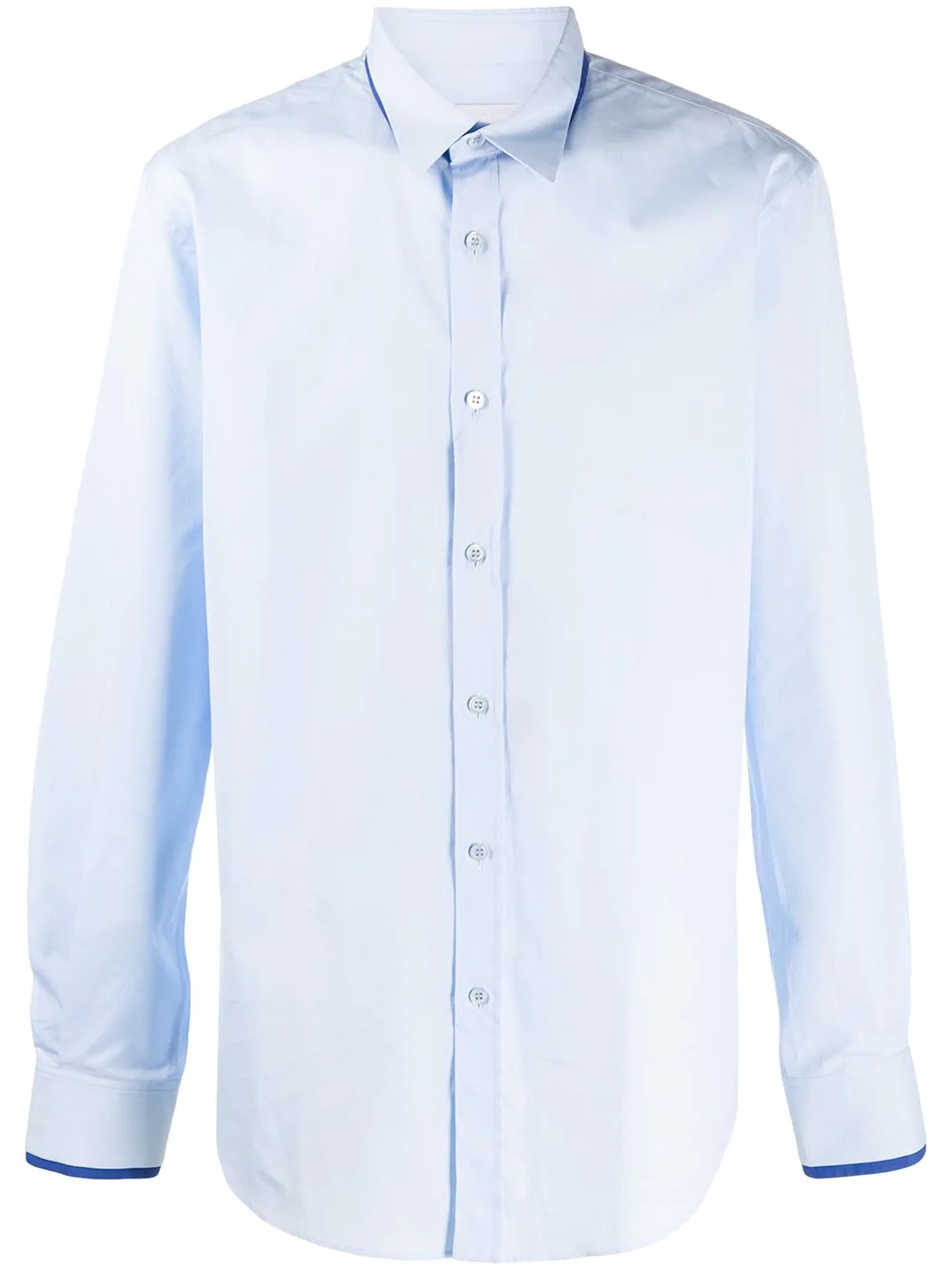 double-collar long-sleeved shirt - 1