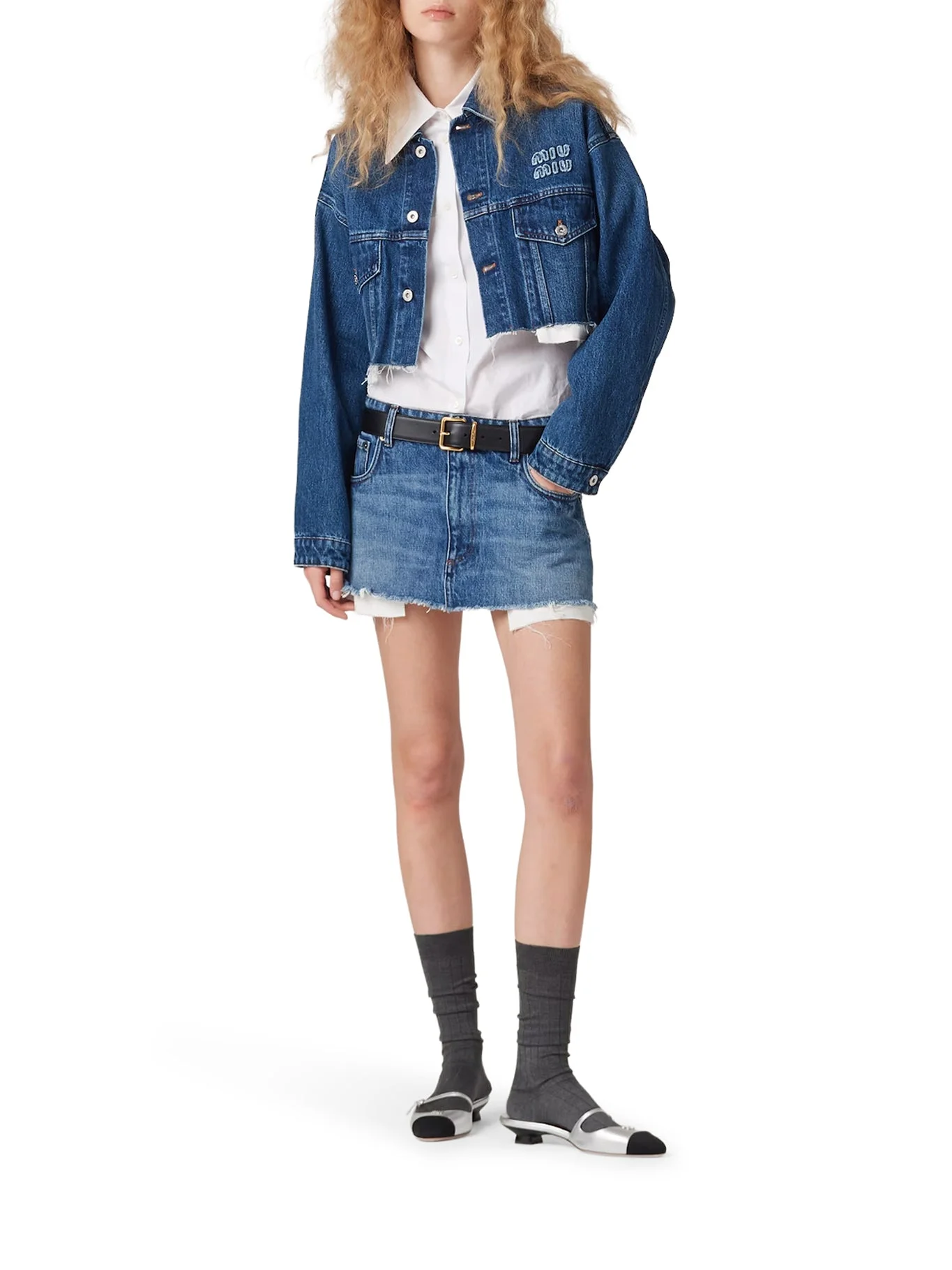 DENIM BLOUSON - 1