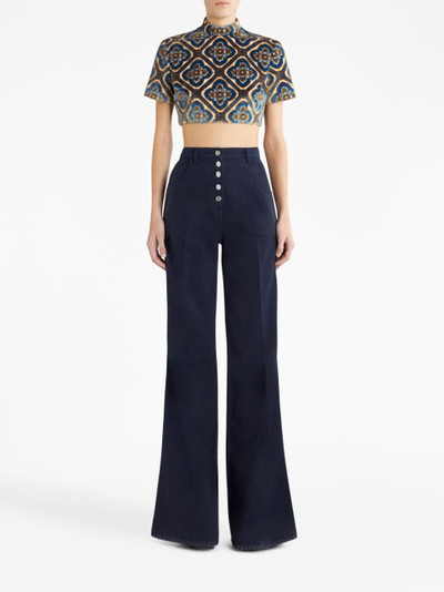 Etro high-waited flared jeans outlook