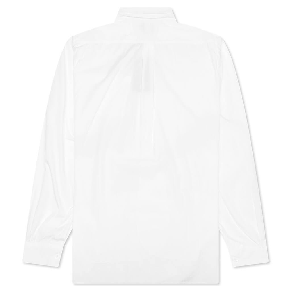 DOUBLE ROUND COLLAR SHIRT - OFF WHITE - 2