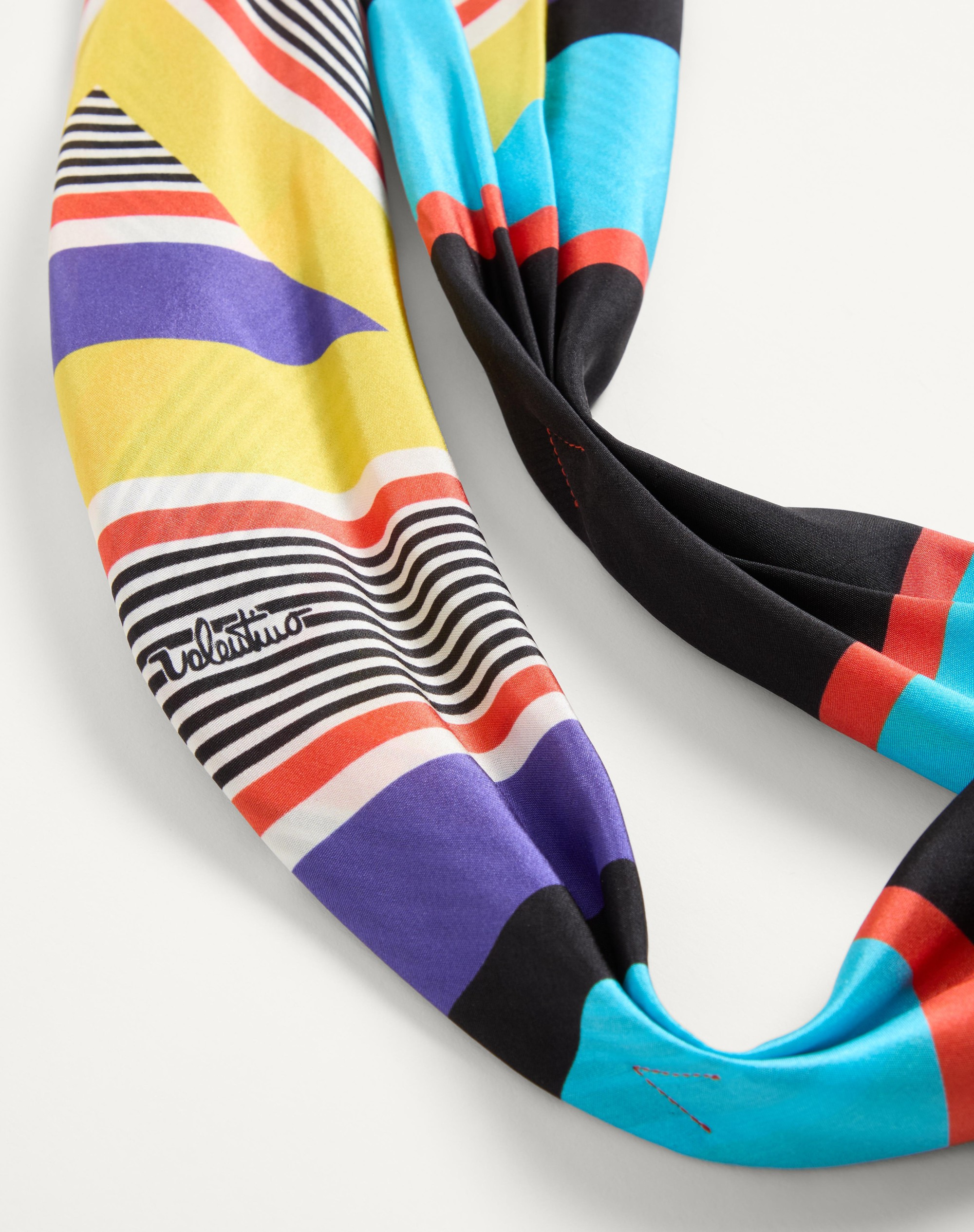 ESCAPE HEADBAND IN COTTON AND SILK - 4