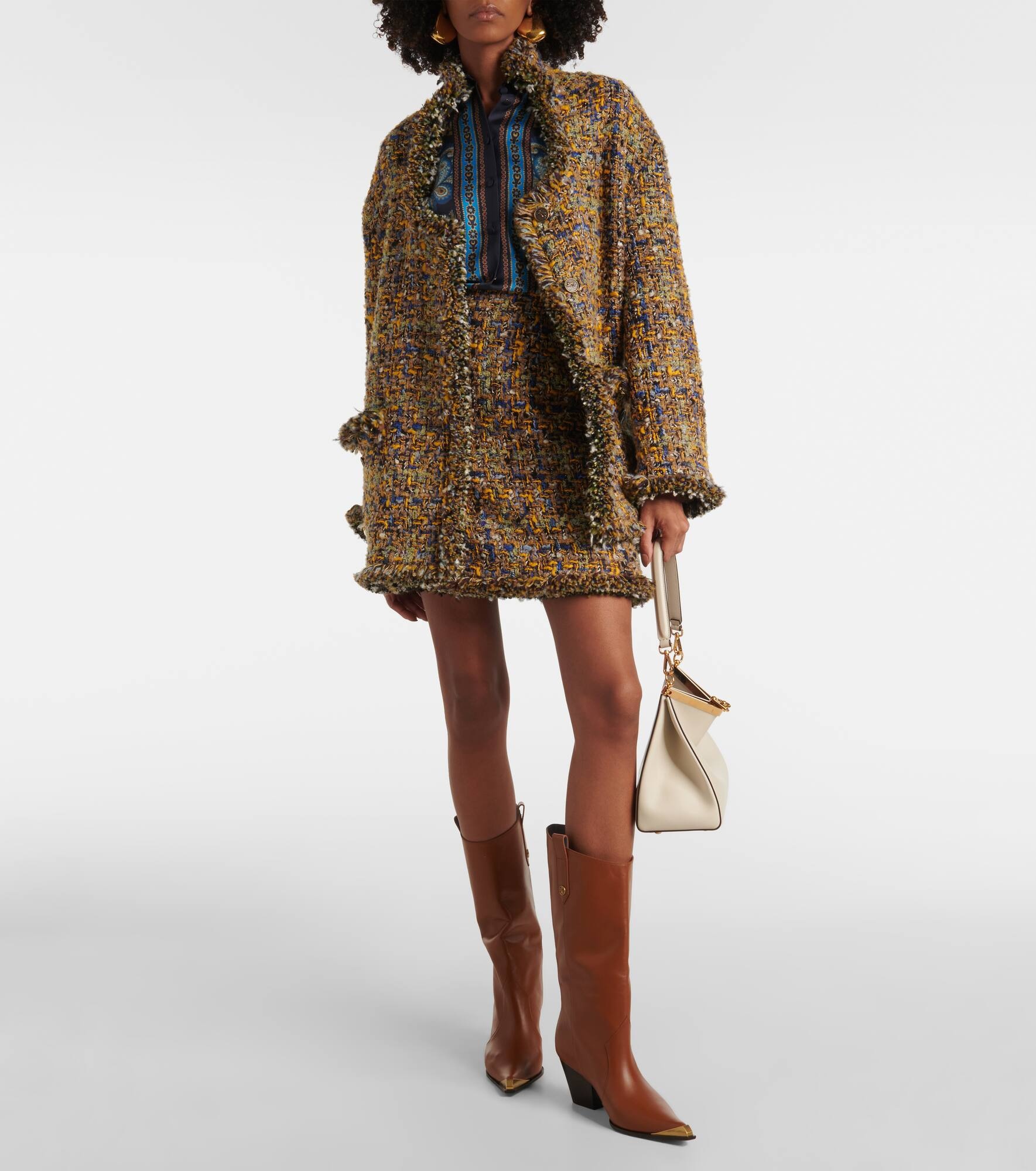 Tweed miniskirt - 2