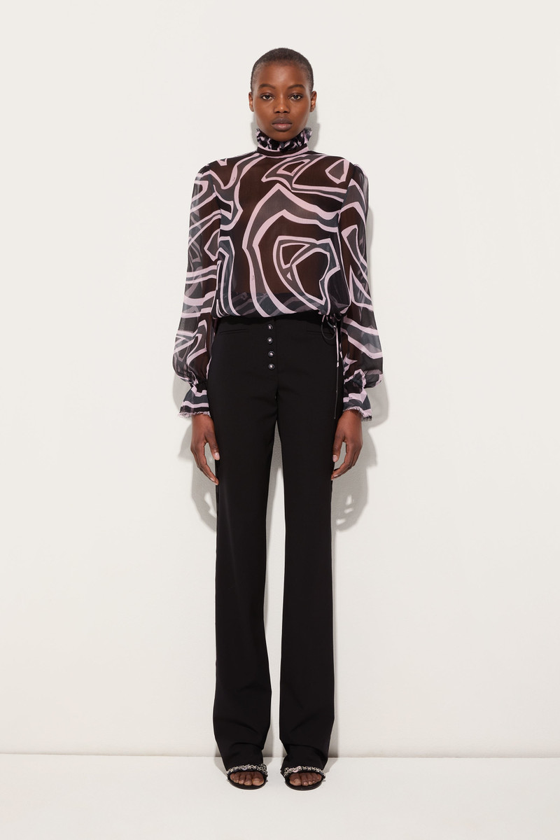 PUCCI LABIRINTO PRINT BLOUSE WITH BALLOON SLEEVES outlook