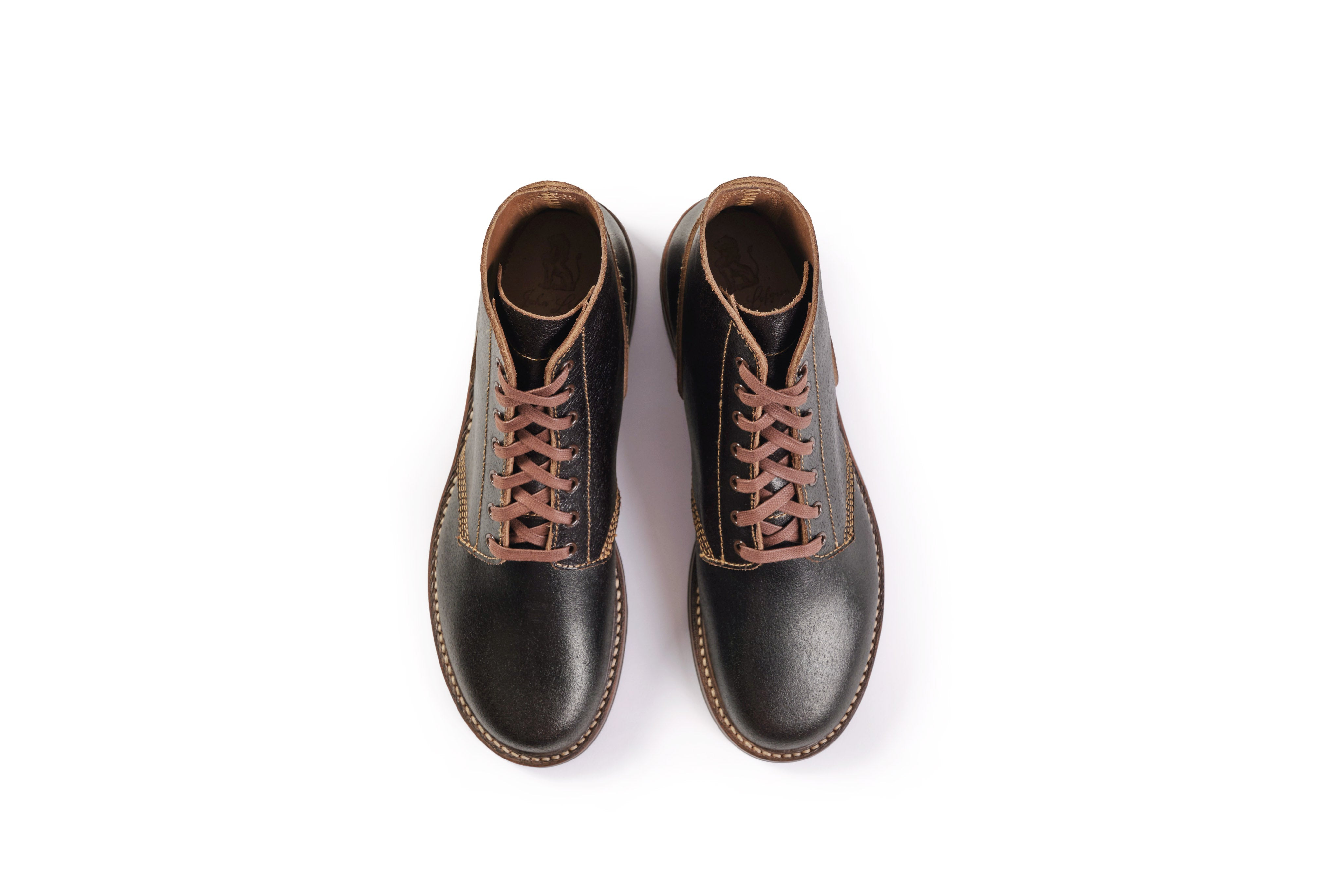 LK-017 M-43 Service Shoe Horween Waxed Flesh Dark Brown - 6