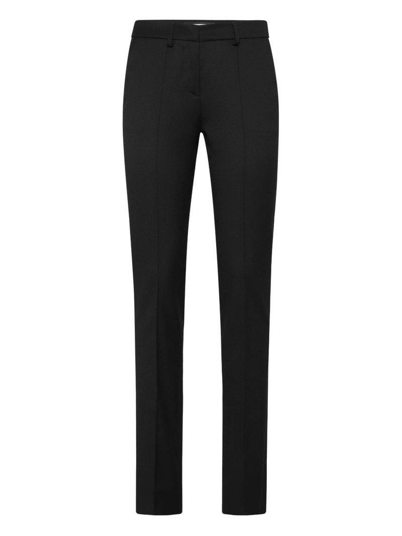 logo-plaque skinny trousers 1