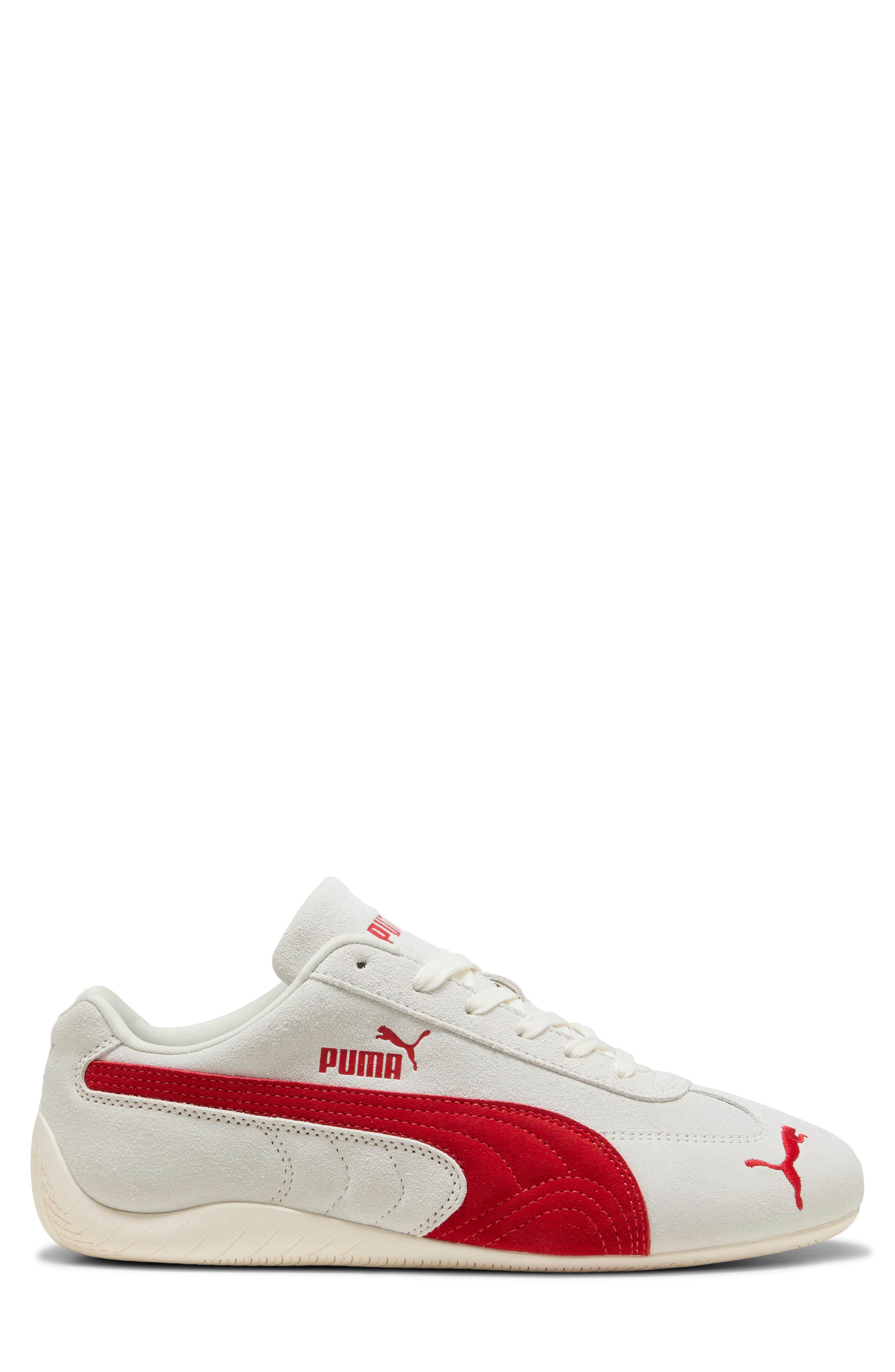 PUMA Speedcat OG Sneaker in Vapor Gray/For All Time Red at Nordstrom - 4