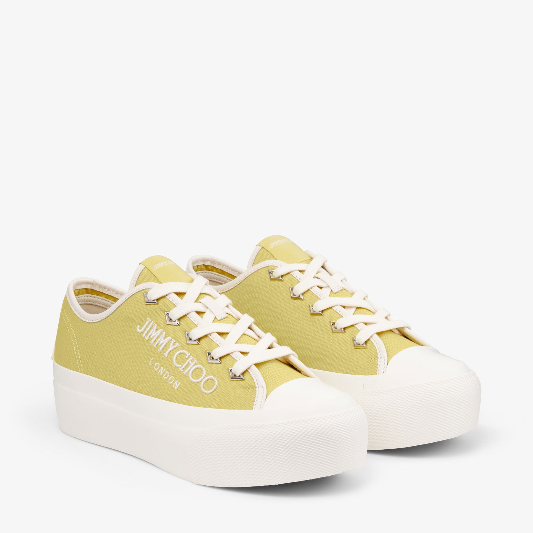 Palma Maxi/F
Yellow Canvas Platform Trainers - 2