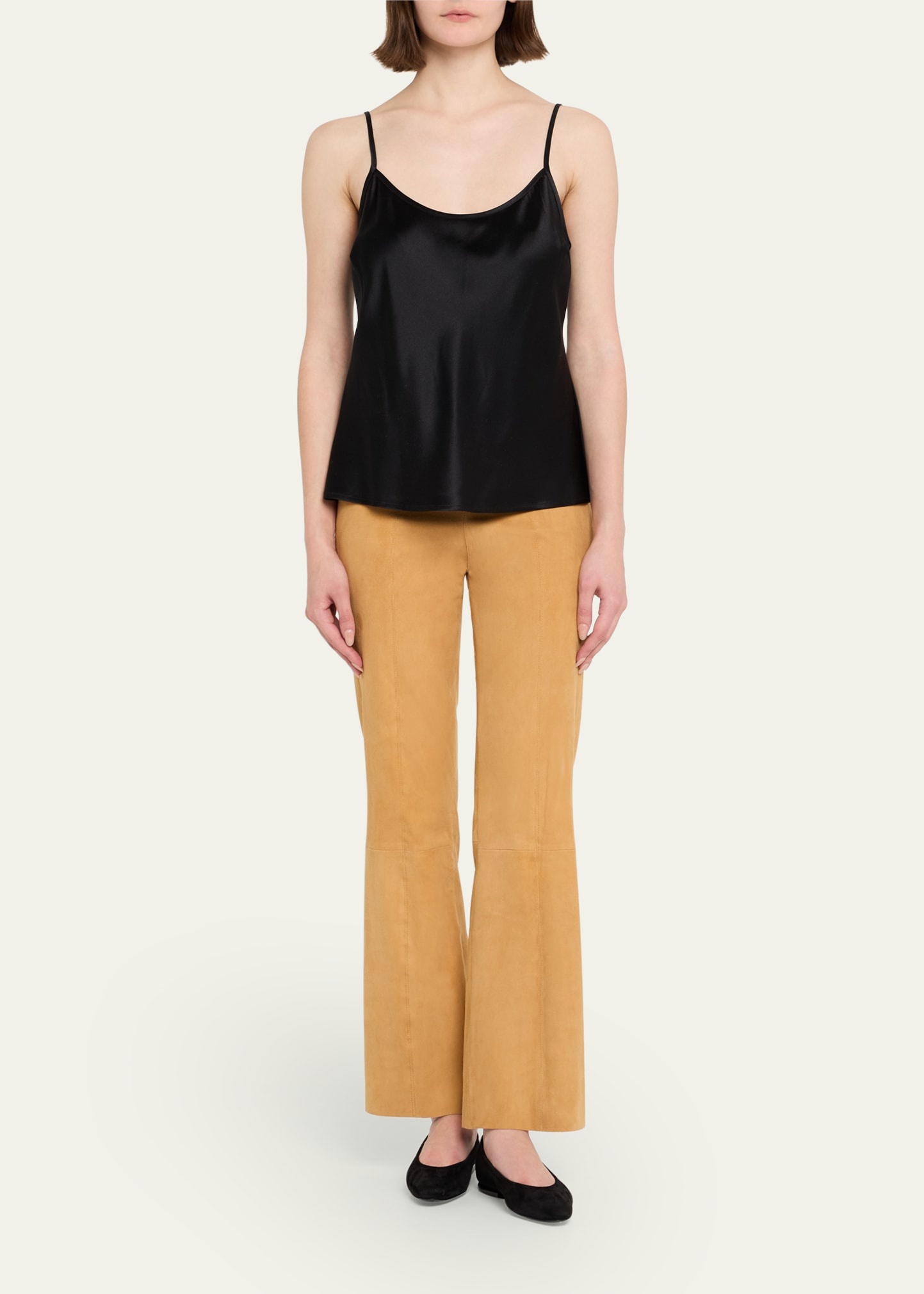 Spaghetti Strap Silk Cami - 2