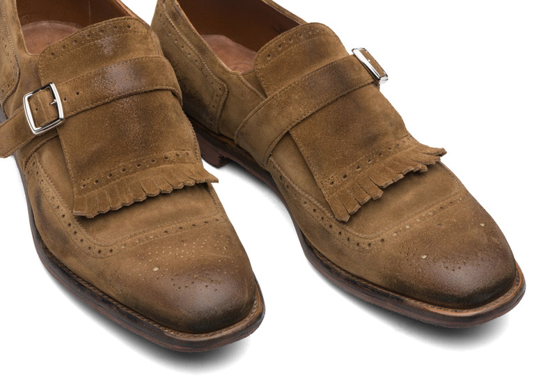 Shanghai
Vintage Suede Buckle Loafer Sigar 4