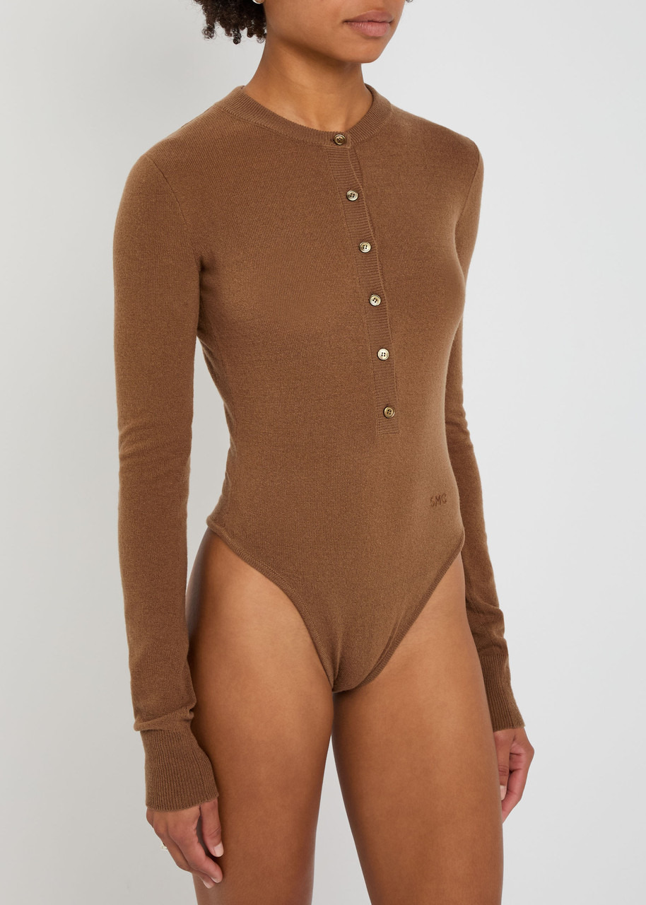 Stella Mccartney Logo-embroidered Ribbed Wool Bodysuit - 2