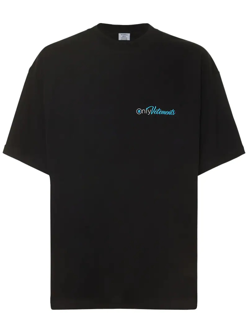 Only Vetements print cotton t-shirt - 5
