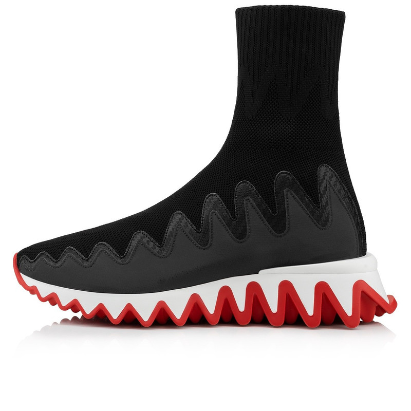 Christian Louboutin Sharky Sock Black outlook
