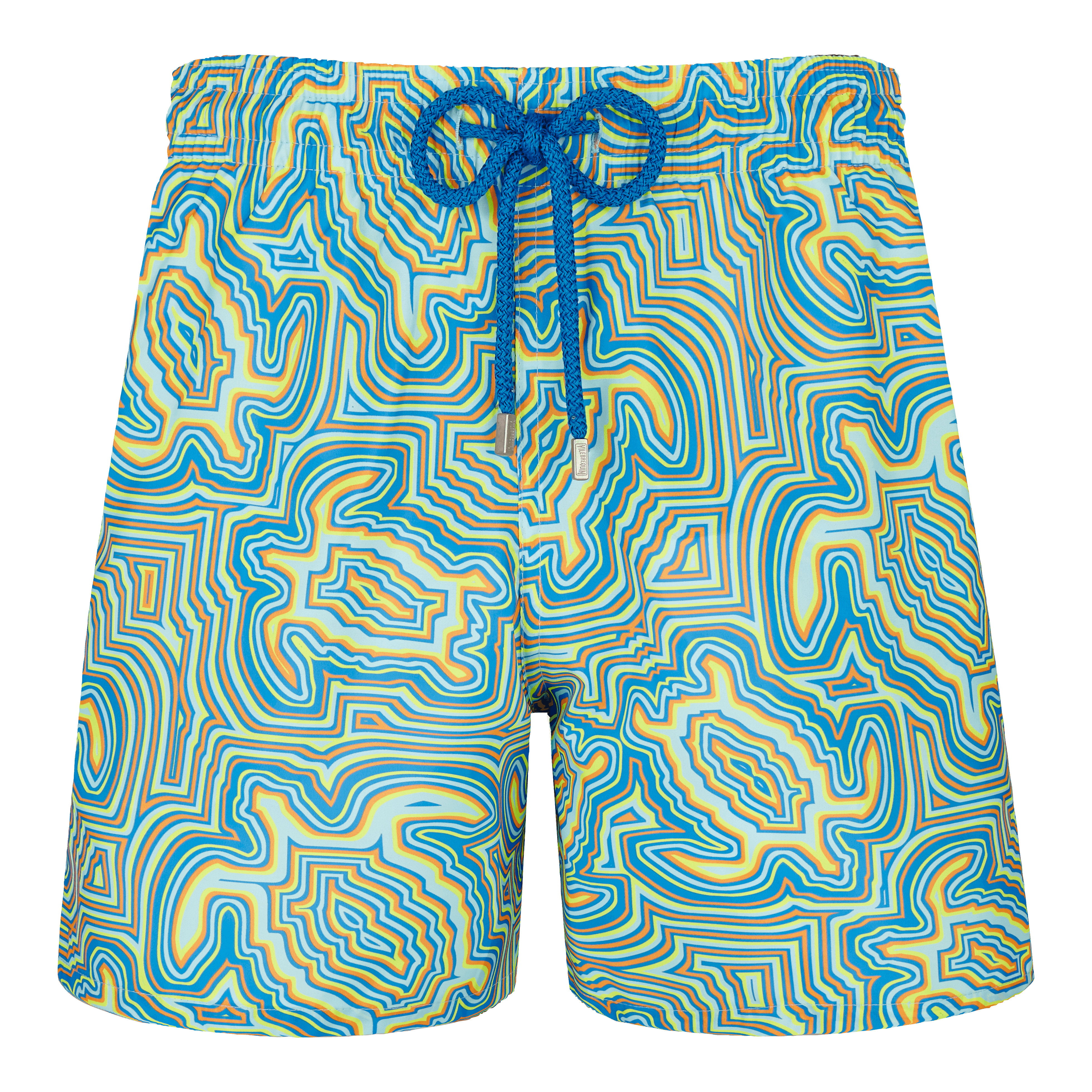 Men Swim Trunks Ultra-light and Packable Tortues Hypnotiques - 1
