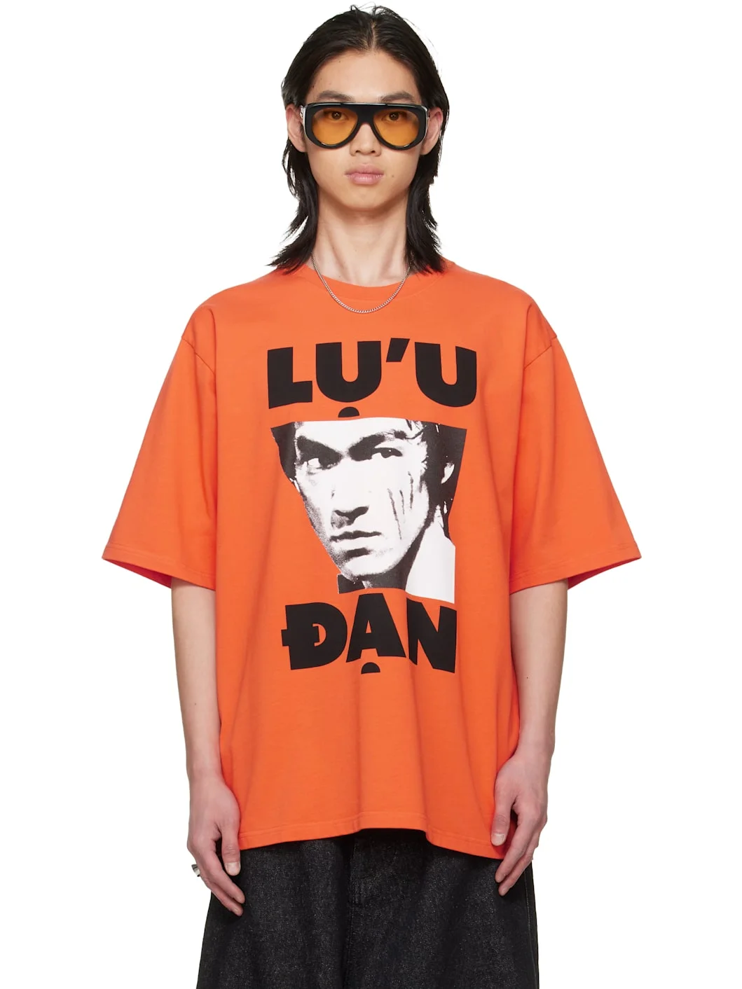 BRUCE LEE x LỰU ĐẠN Orange Concert T-shirt - 1