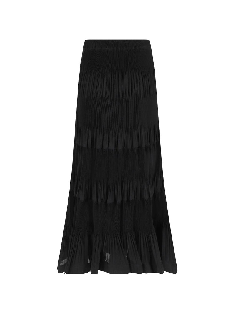 plissé tiered skirt 1
