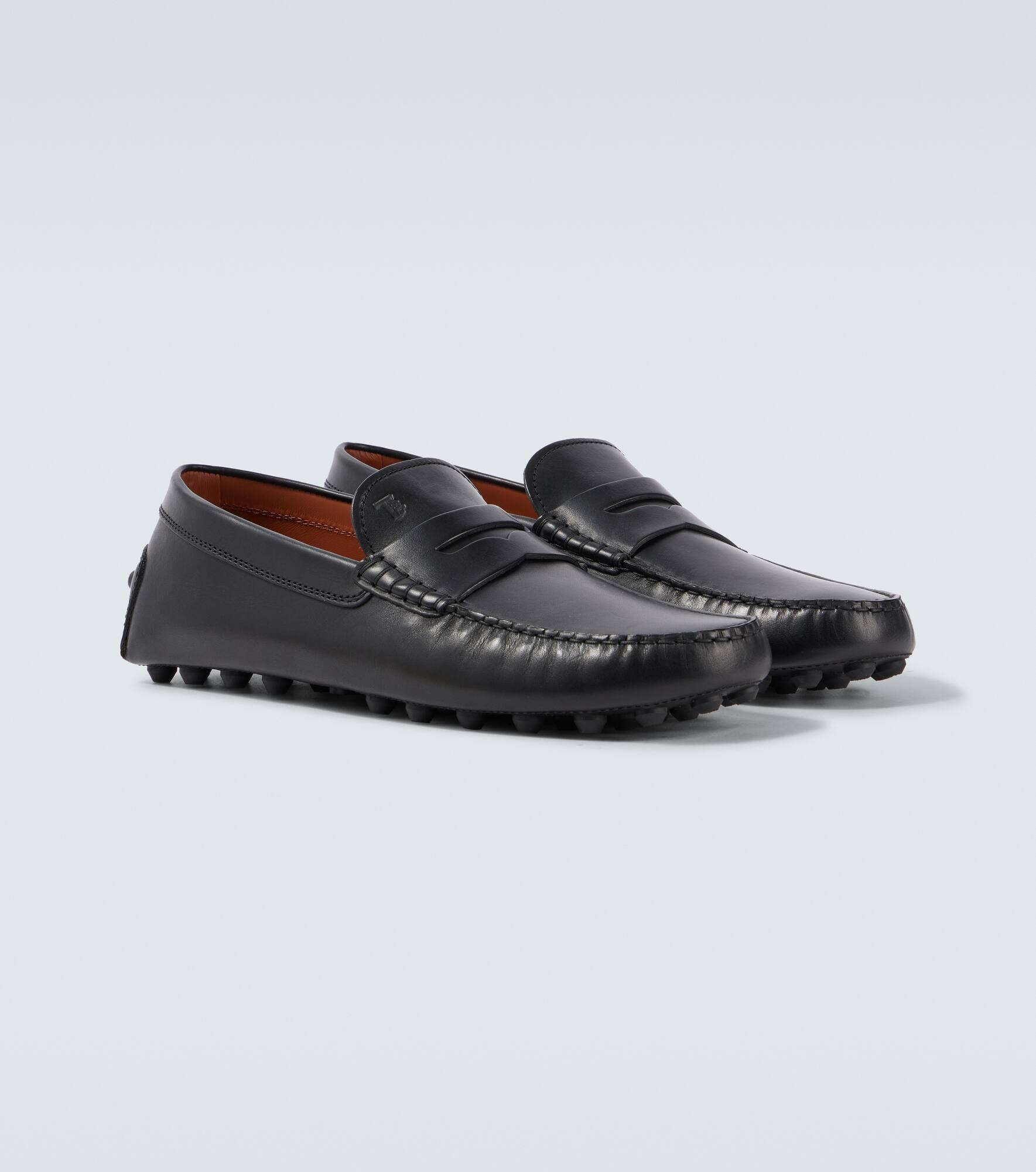 Gommino Bubble leather driving shoes - 5