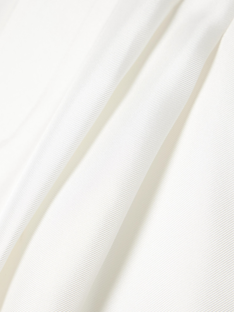 Pleated Silk-twill Shorts 5