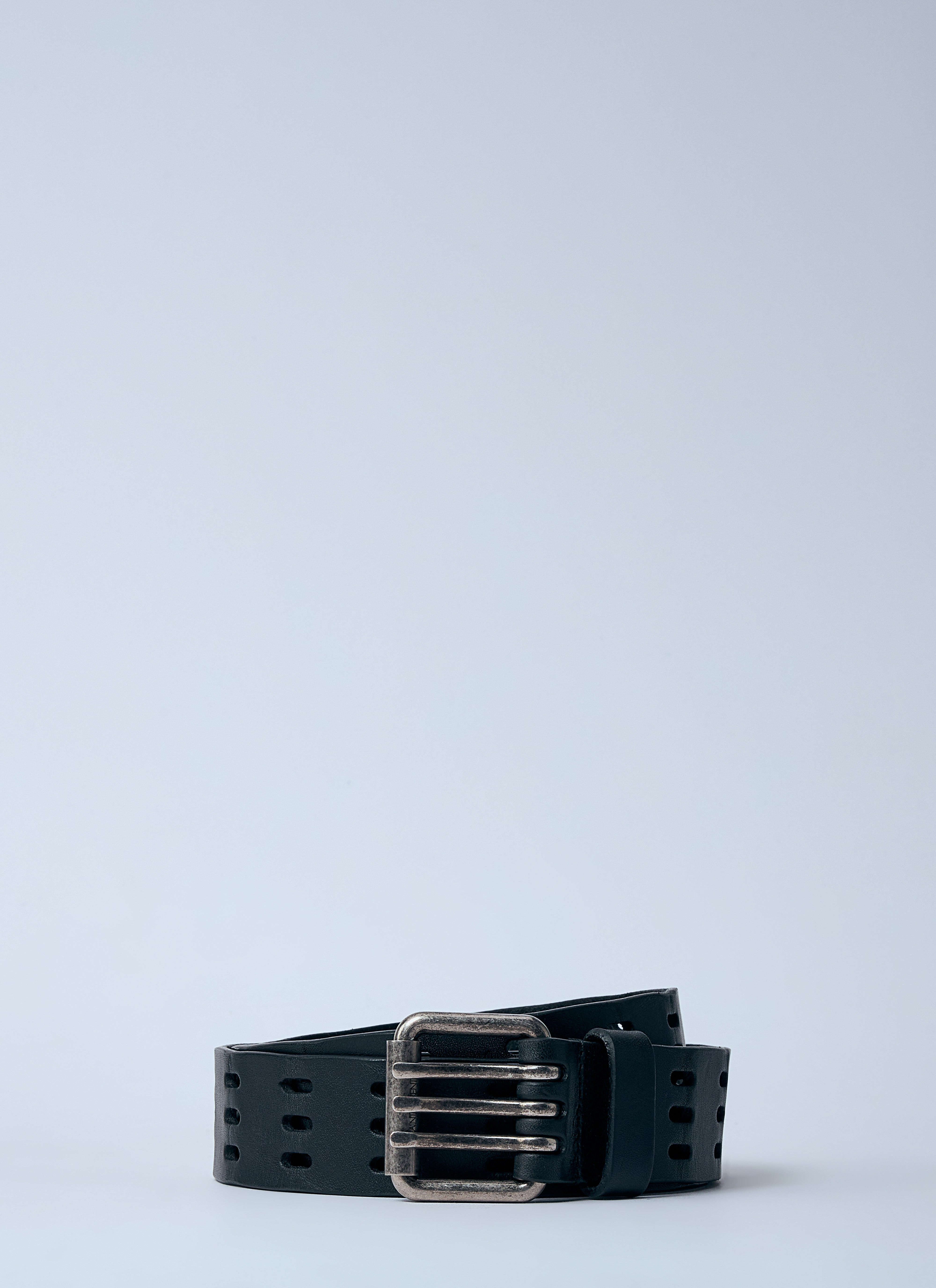 Saint Laurent Men Leather Motorcycle Belt - 5
