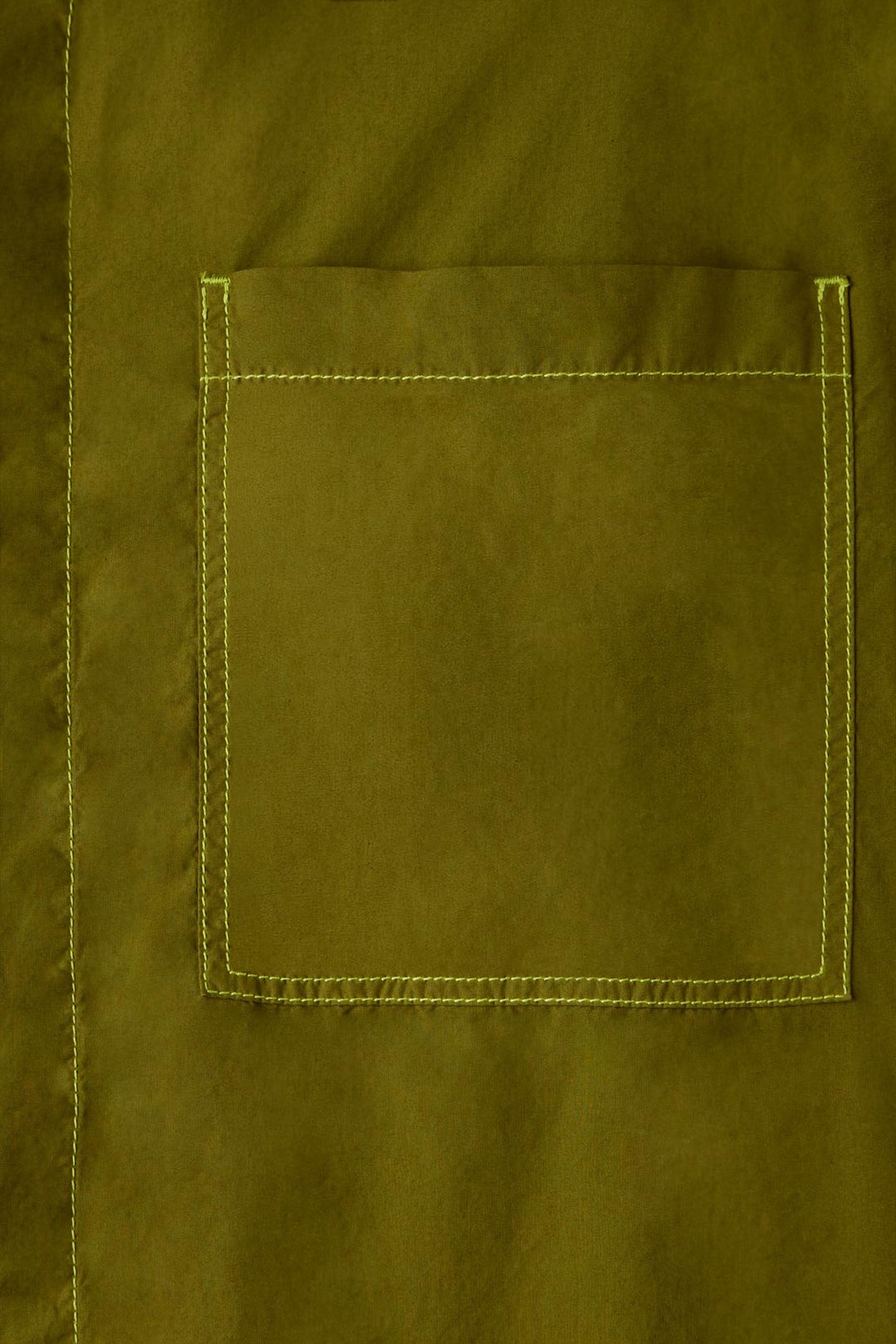POCKET REGULAR SHIRT / olive green - 6