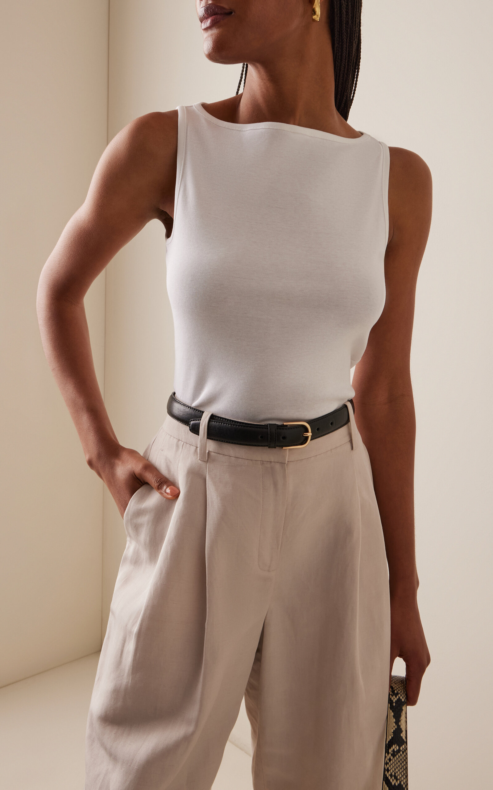 Timmi Cotton Tank white - 3