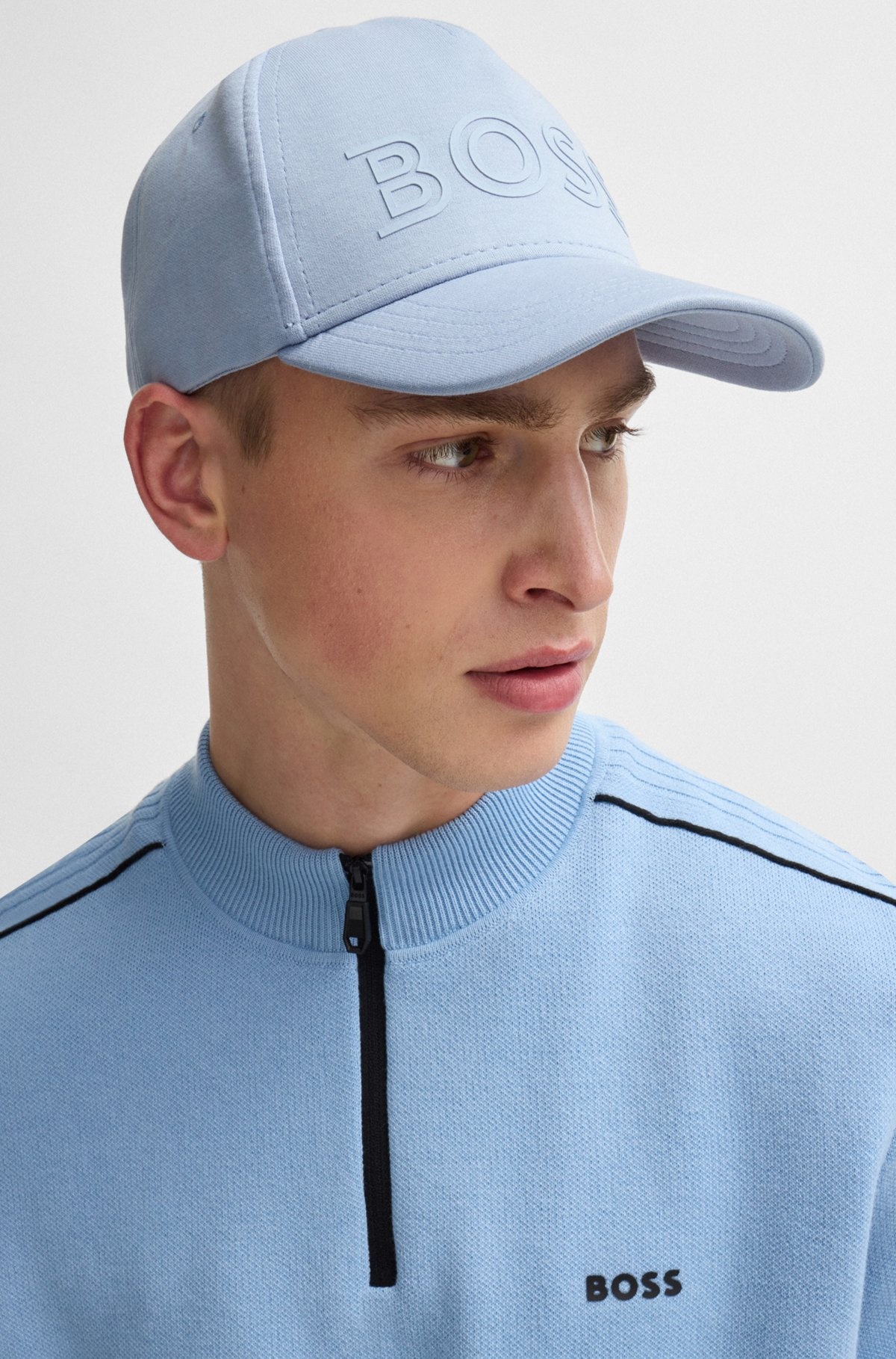 CAP WITH LOGO DETAIL AND ADJUSTABLE STRAP - 4