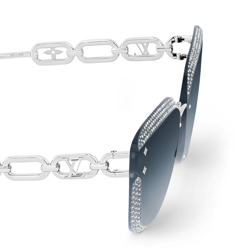 LV Jewel Strass Cat Eye Sunglasses 4