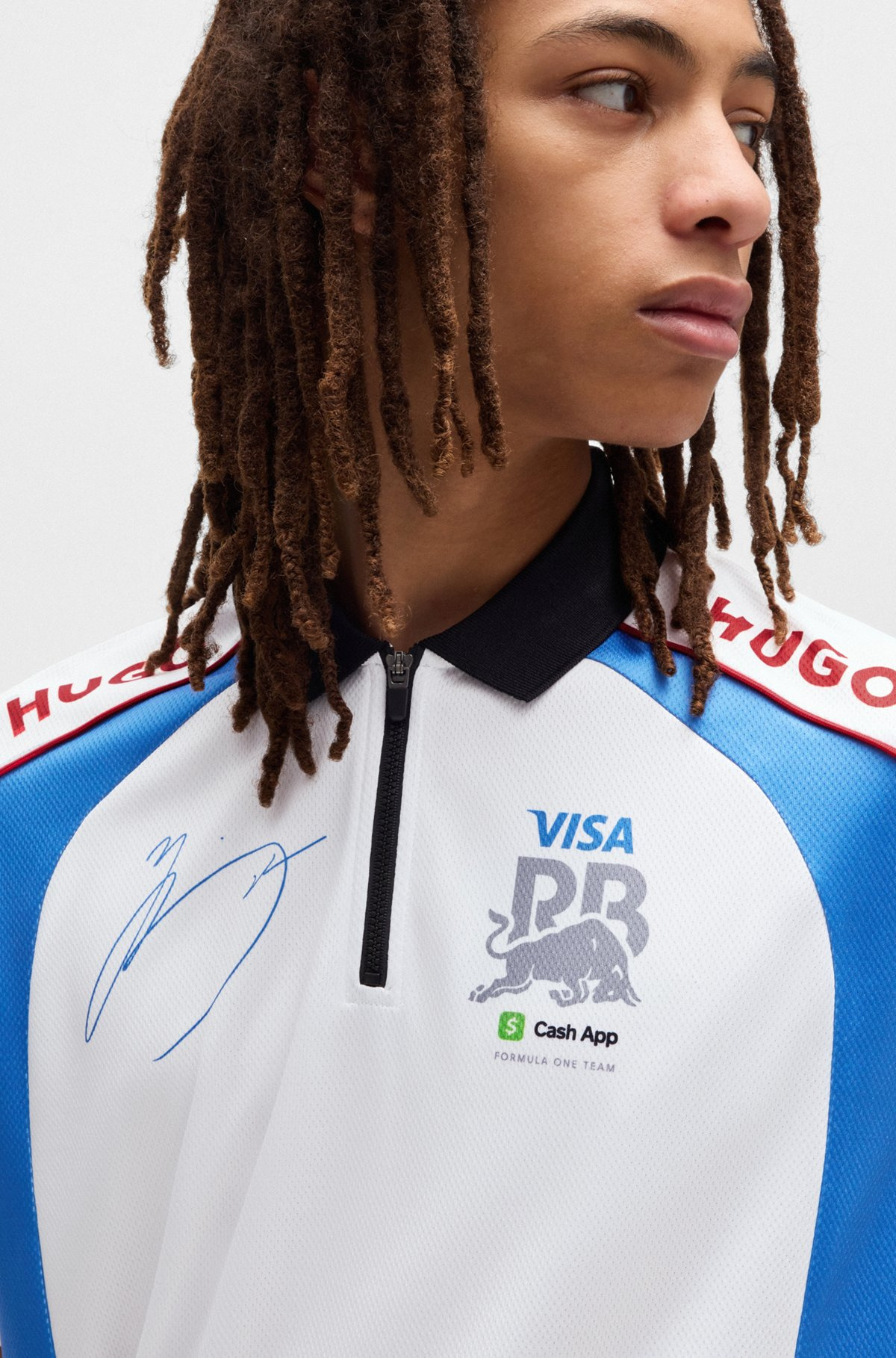 HUGO X VCARB POLO SHIRT WITH YUKI TSUNODA ARTWORK - 3