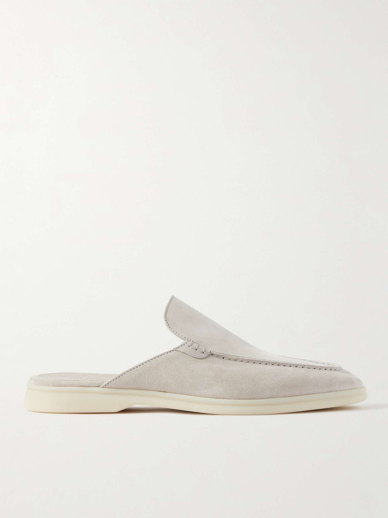 Babouche Walk Suede Backless Loafer 1