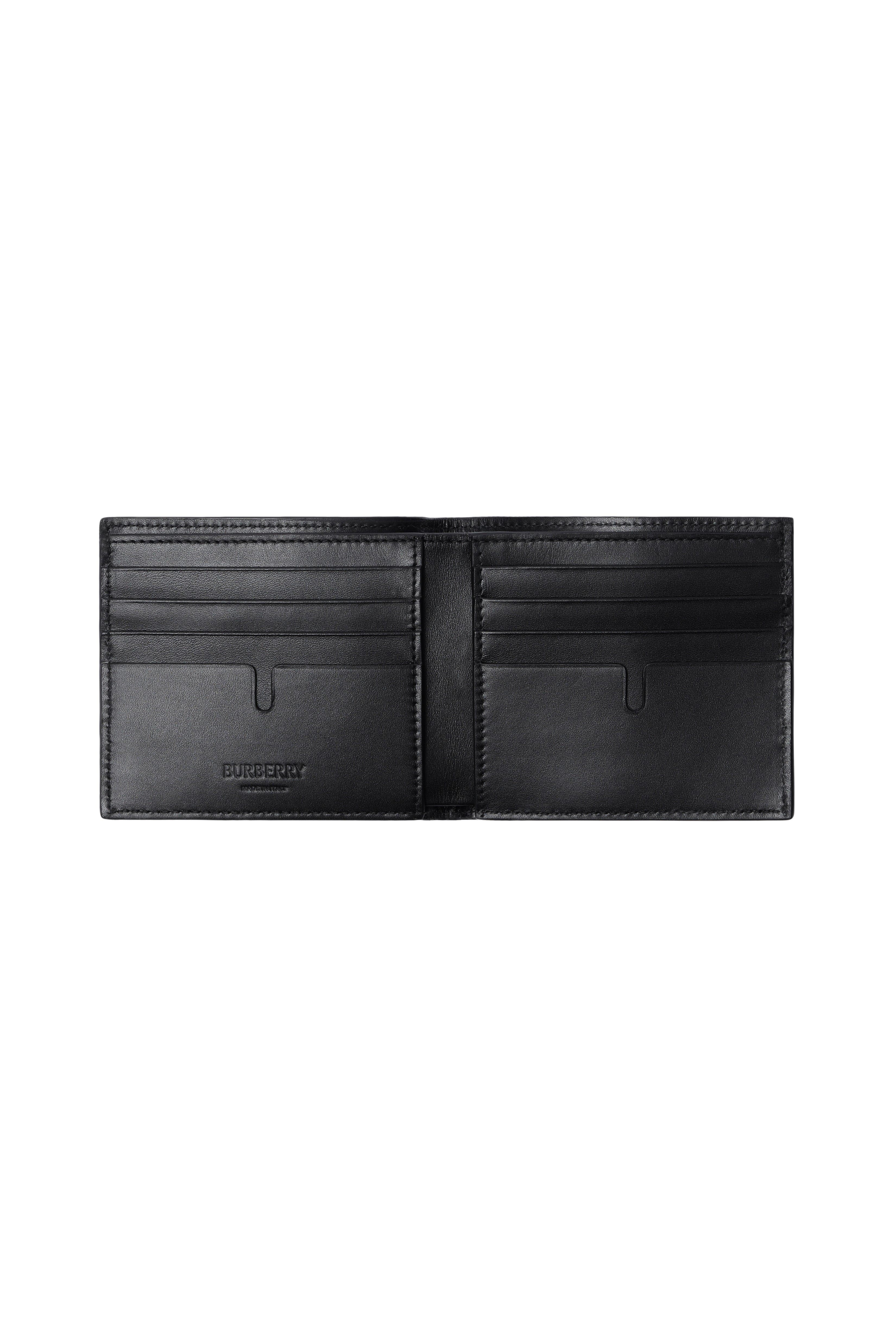 burberry Embossed Check Bifold Wallet in Black at Nordstrom - 2