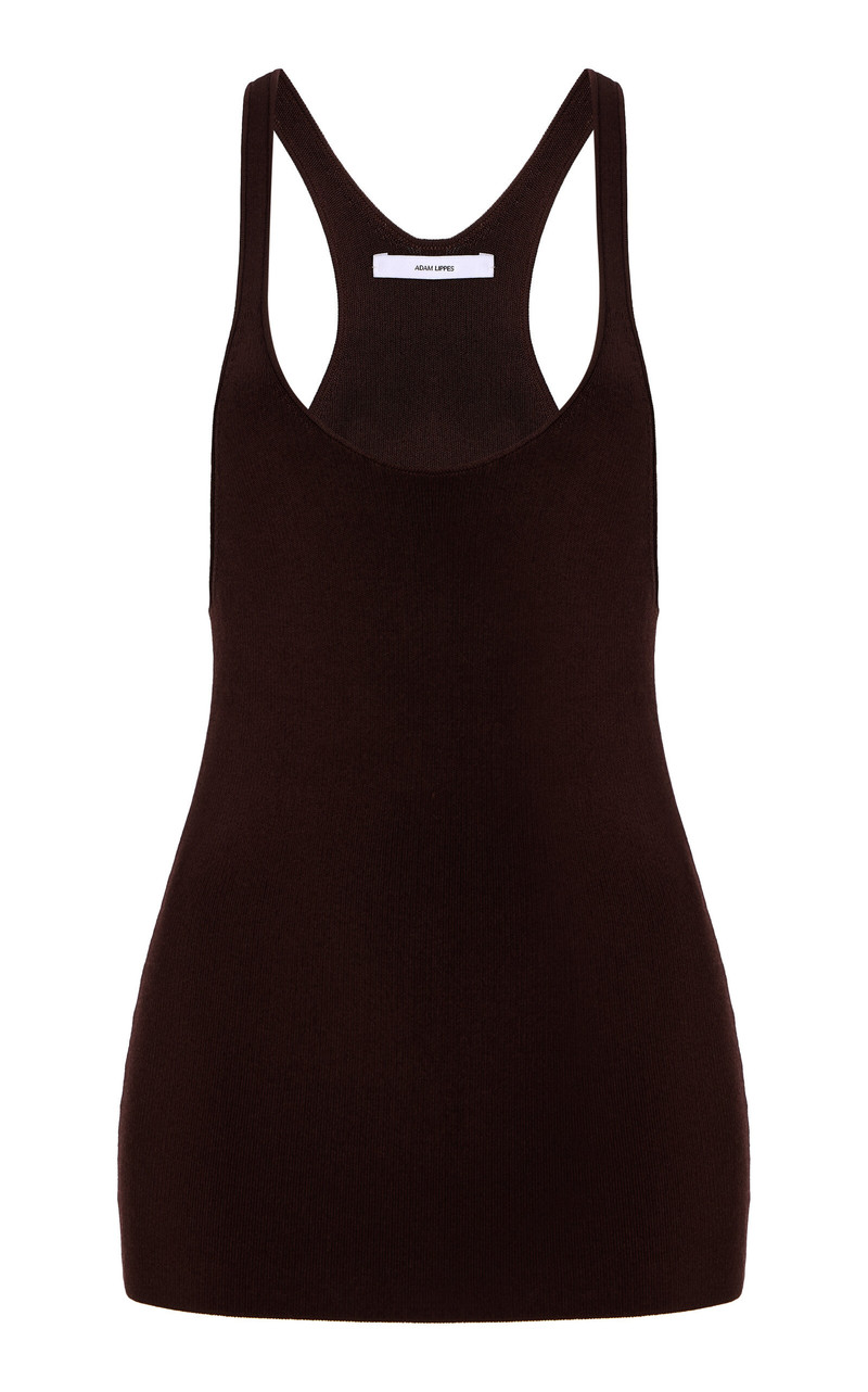 Lumii Tank In Knitted Viscose brown 1