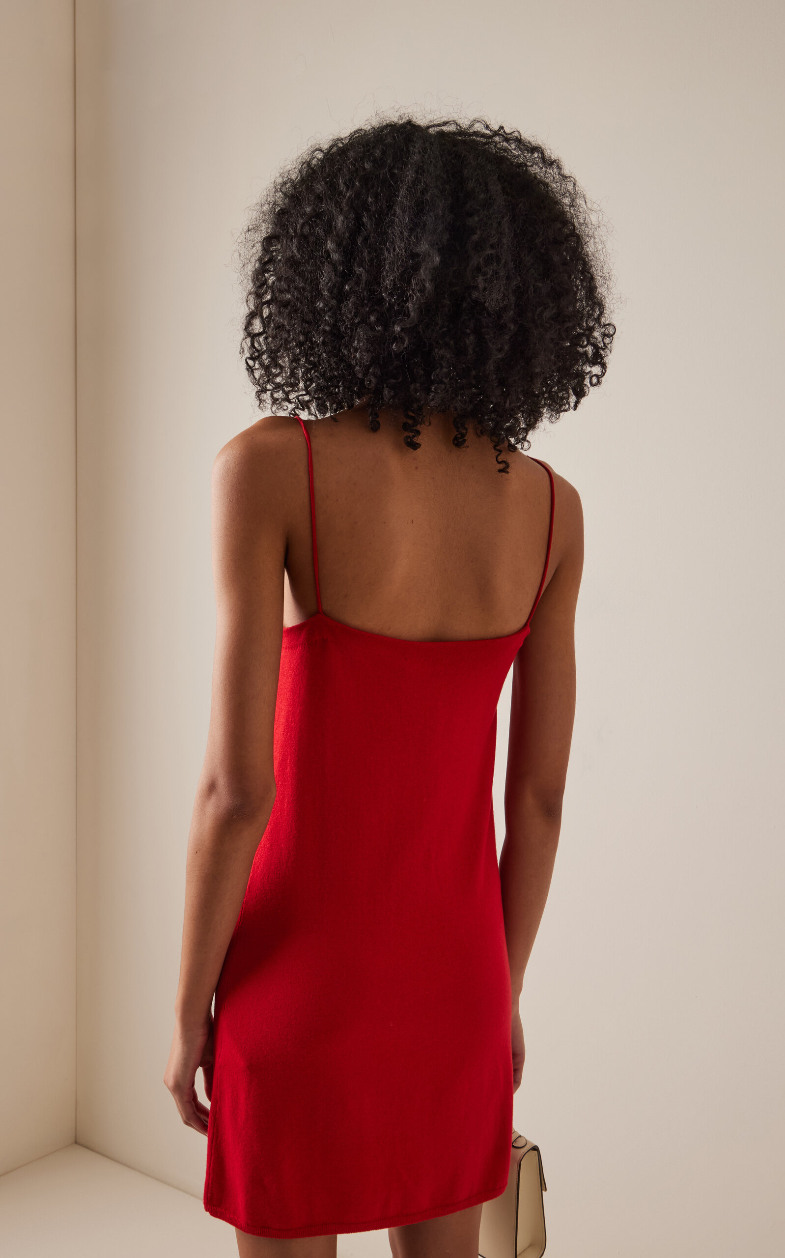 Edello Tencel-Wool Mini Dress red - 4