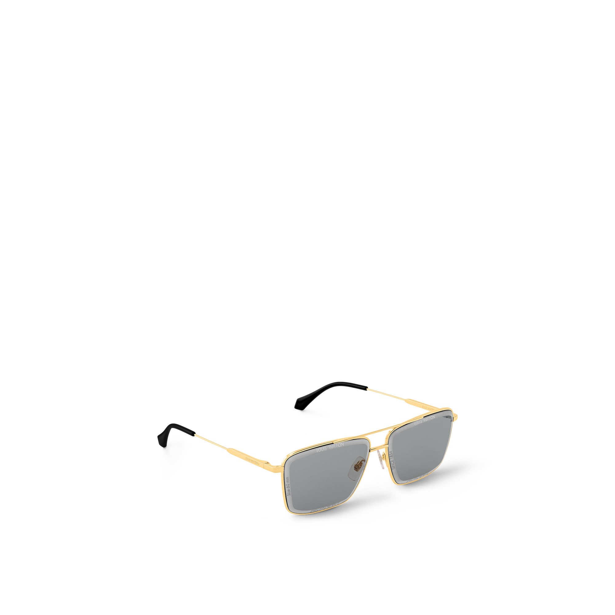 LV Super Vision Metal Square Sunglasses - 3