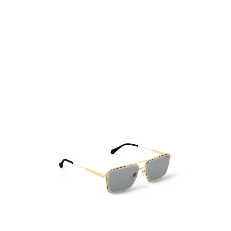 LV Super Vision Metal Square Sunglasses 3