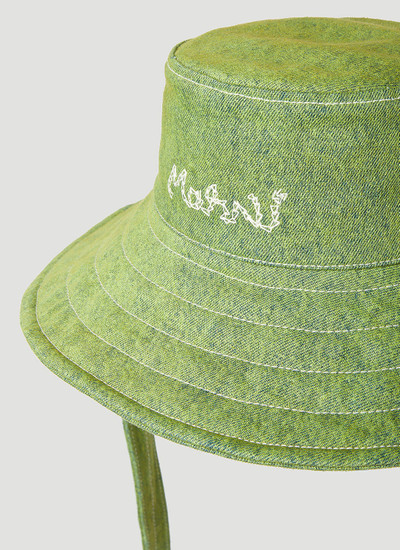 Marni Logo Embroidery Bucket Hat outlook