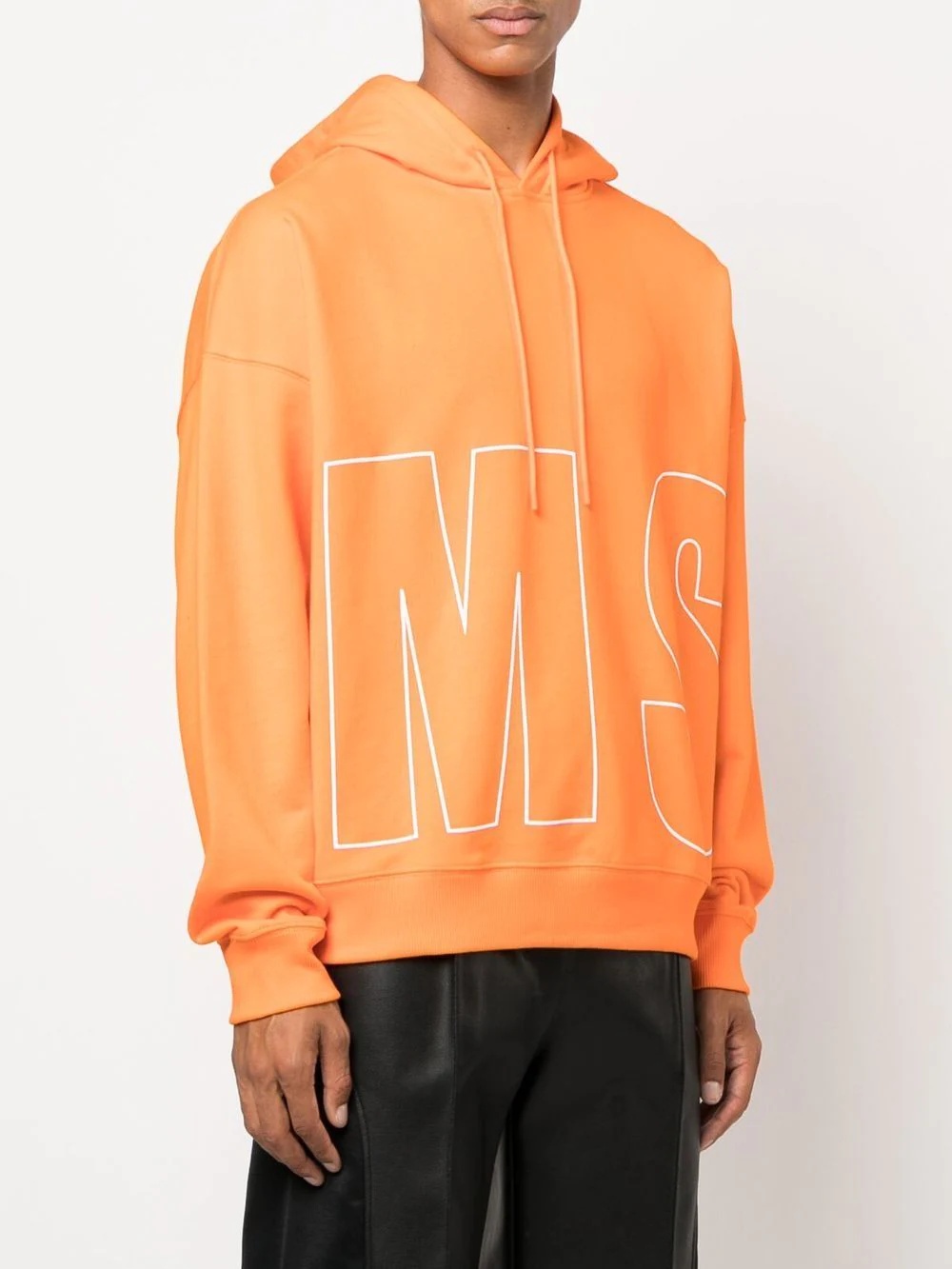 logo-print hoodie - 3