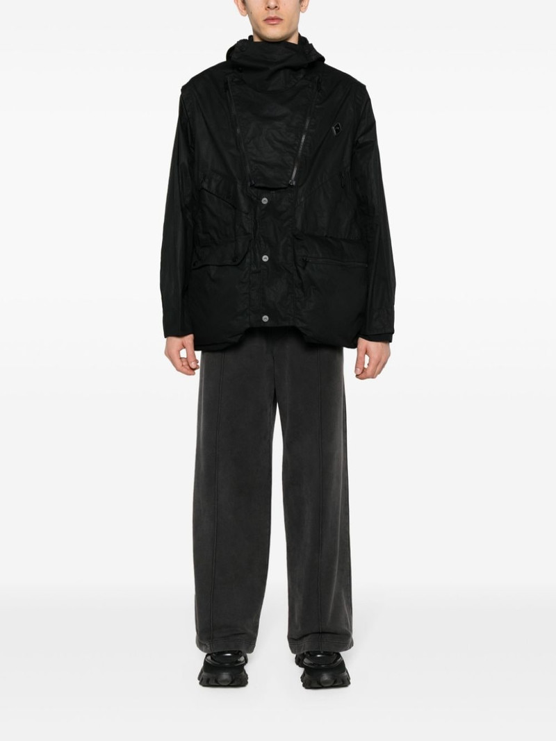 A-COLD-WALL* logo-plaque hooded jacket outlook