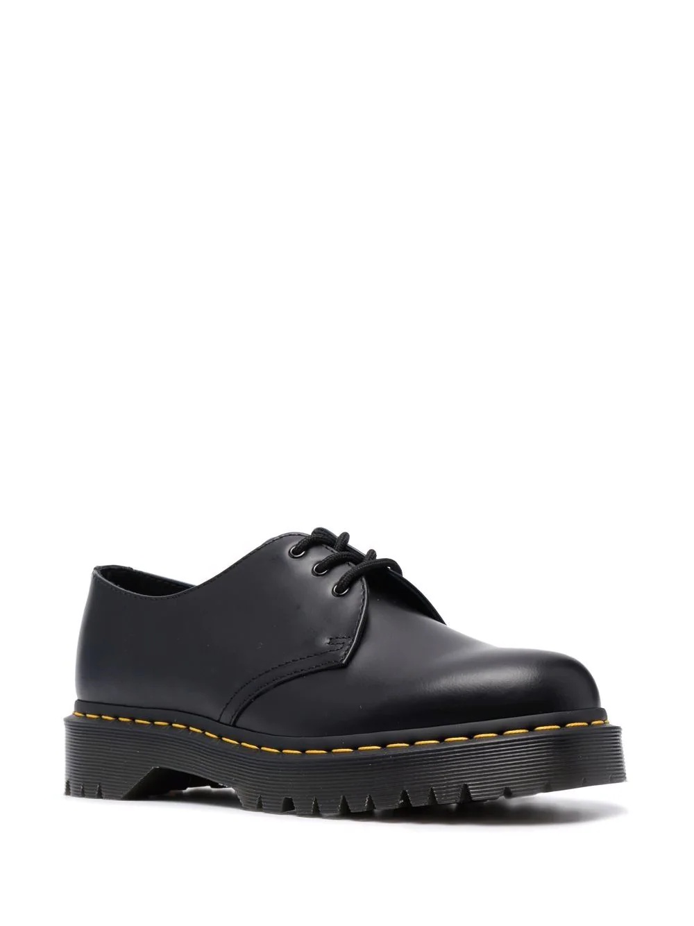 polished-finish lace-up shoes - 2