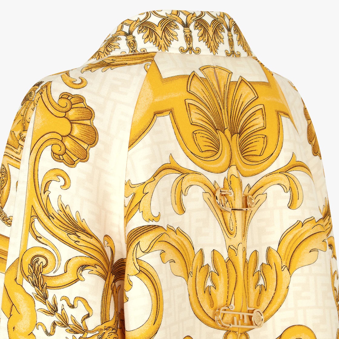 Fendace multicolor wool and silk jacket - 3
