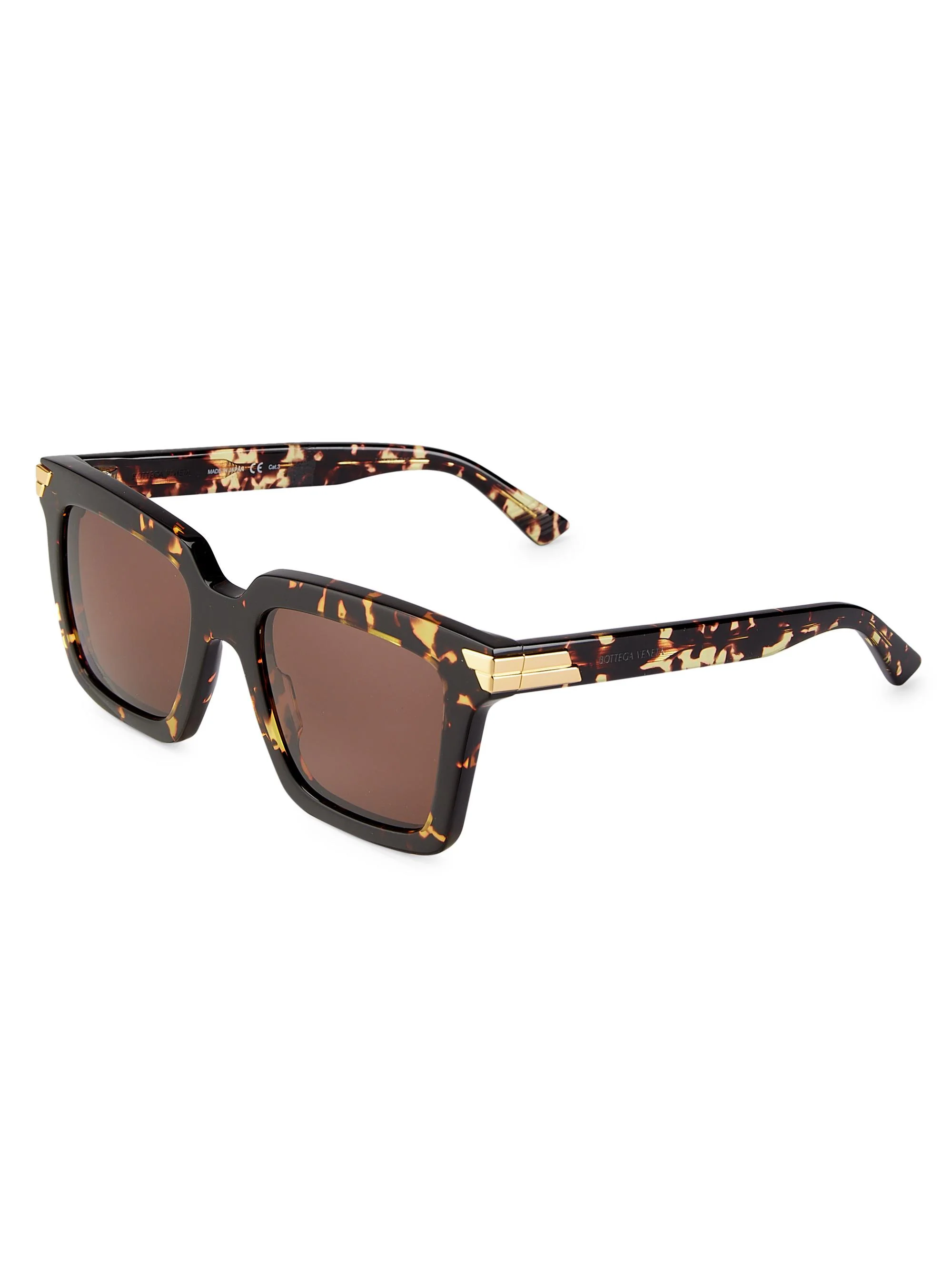 Women's Light Ribbon 53MM Square Sunglasses - Havana - 1
