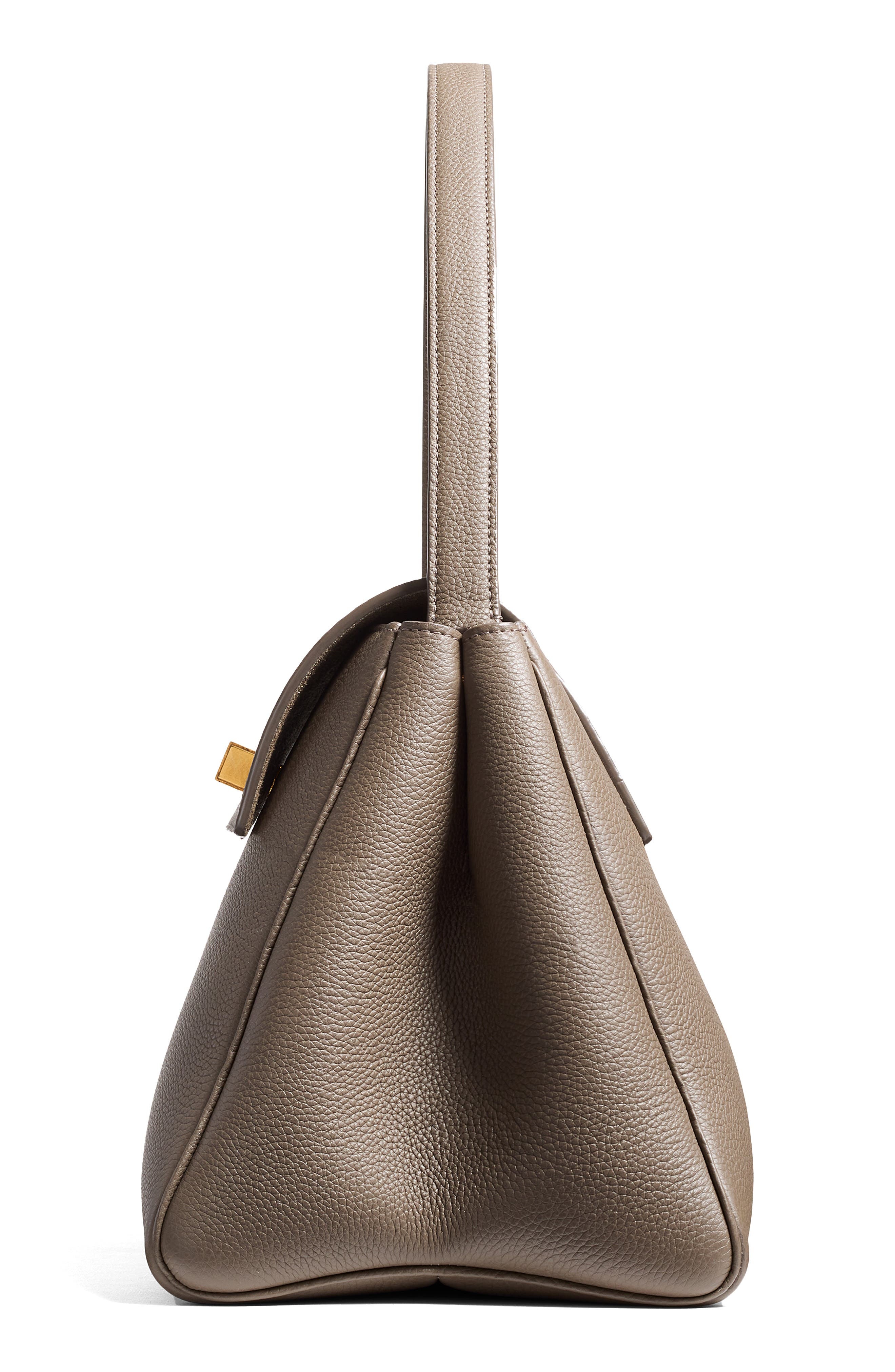 Khaite Audrey Leather Top Handle Bag in Elephant 105 at Nordstrom - 5