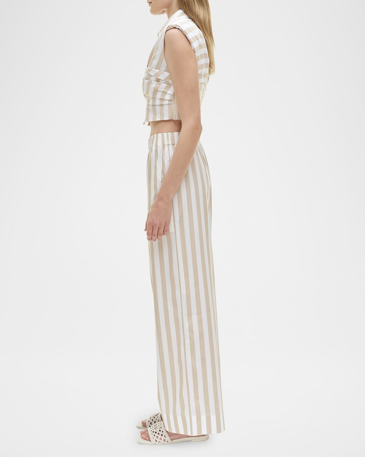 Arden Stripe Pull-On Pants - 5