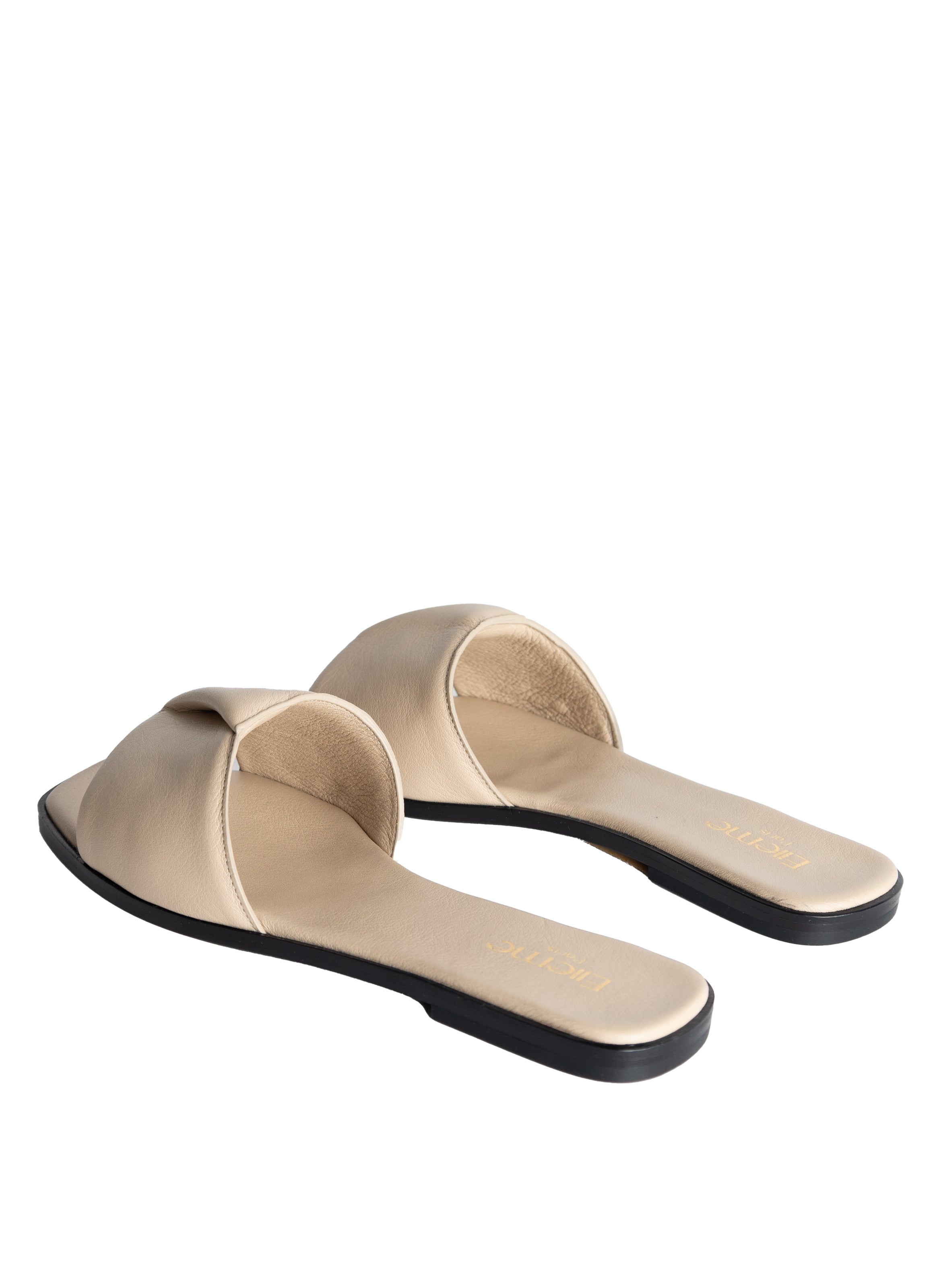 Fold Sandal Cream/Black - 4
