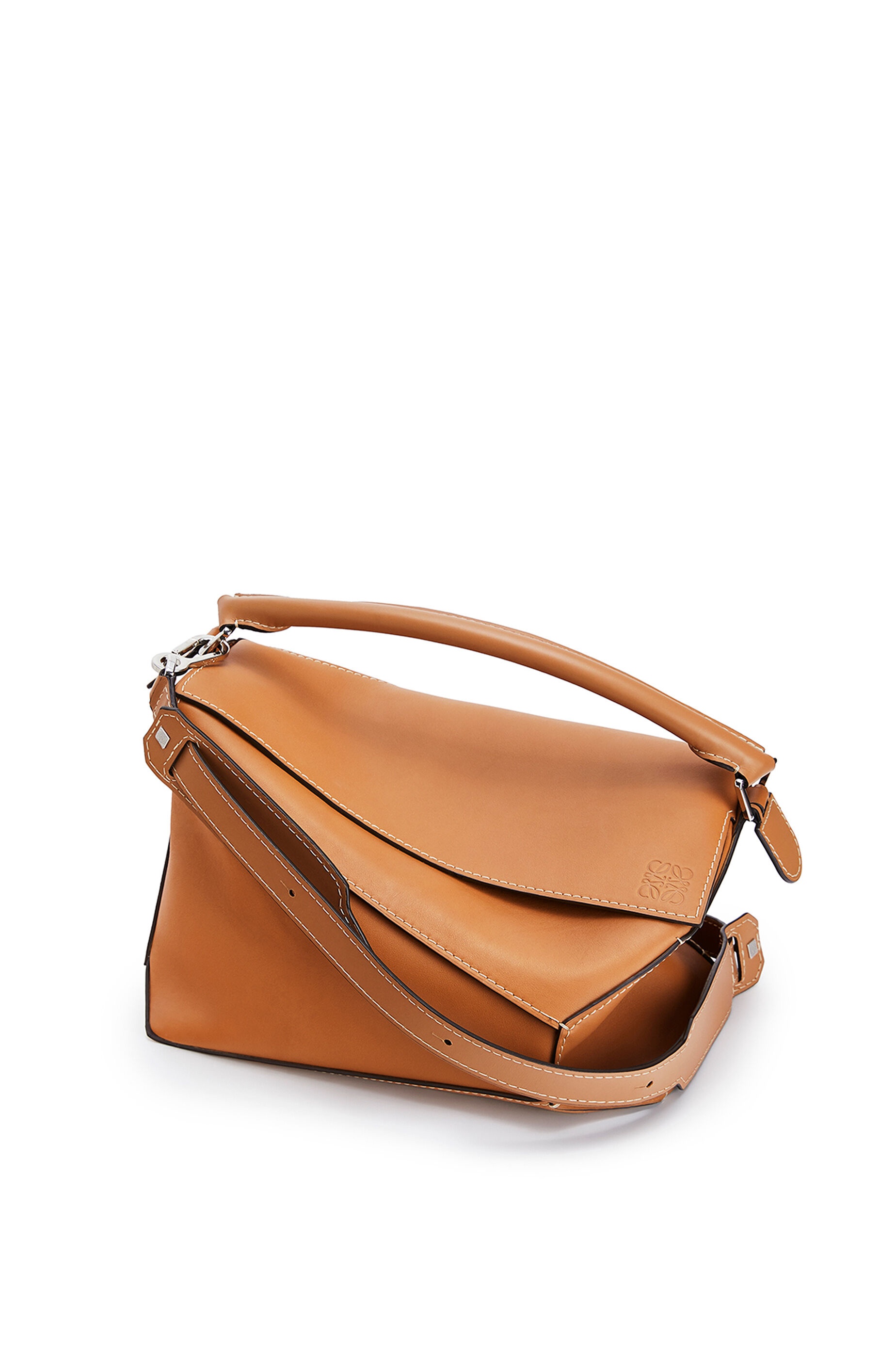 Large Puzzle Edge bag in natural calfskin - 5